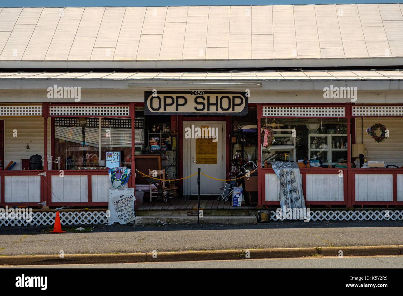 Opp Shop, 9450 Kings Highway, King George, Virginia Stockfoto