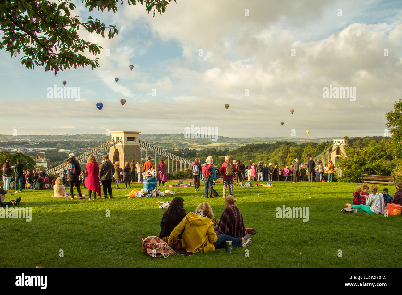 Bristol Hot Air Balloon Fiesta Stockfoto