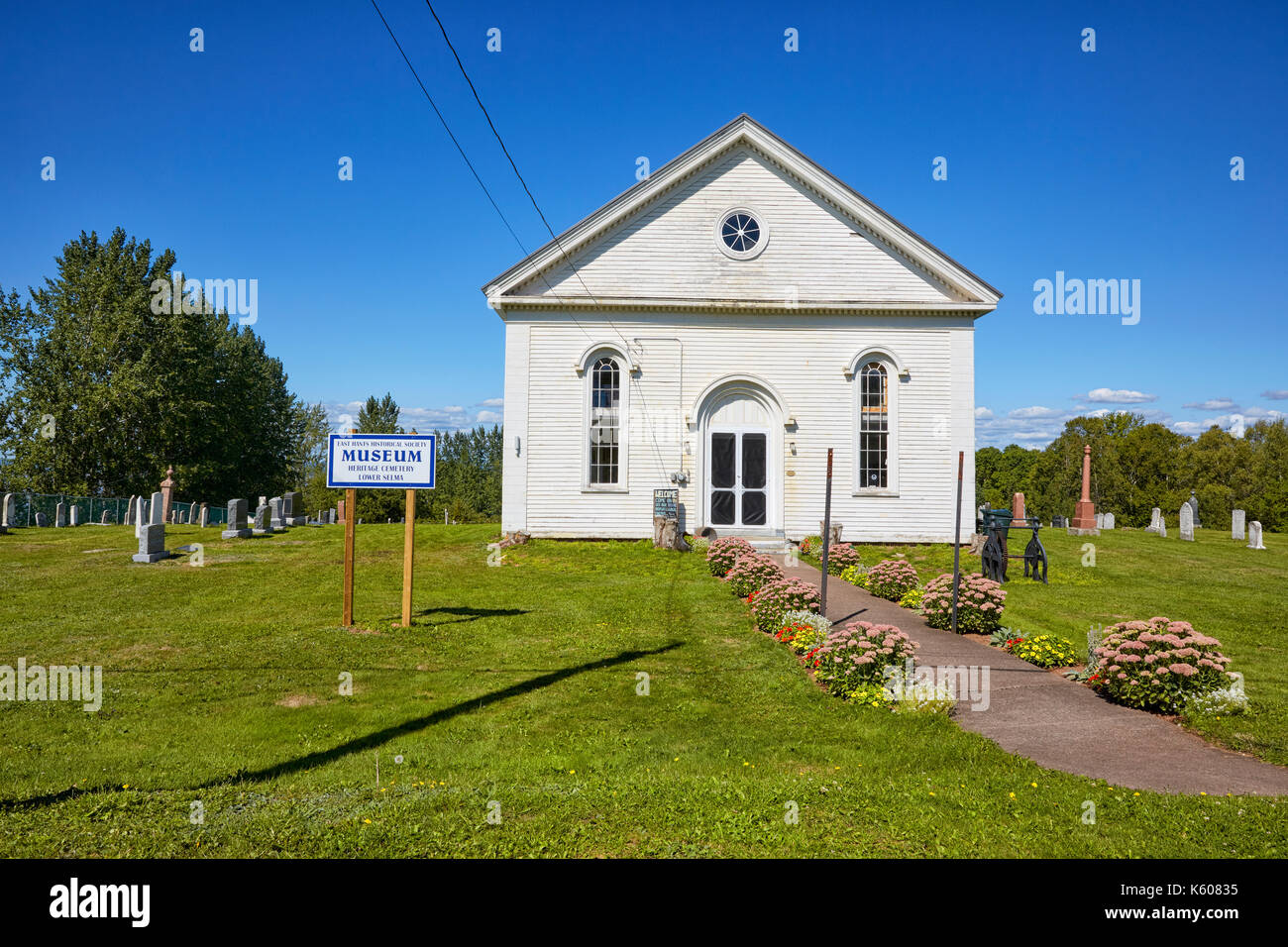 Osten Hants Historical Society Museum, Erbe Friedhof unteren Selma, Nova Scotia, Kanada Stockfoto