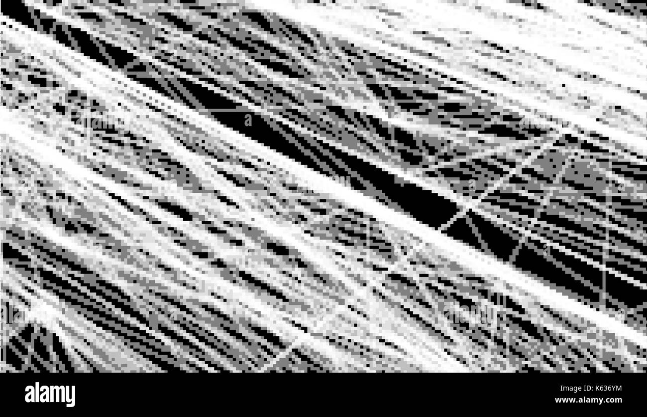 Abstrakte futuristischen Linien und Punkte Raster. Verflechtung Web, ein Netzwerk von Seilen, eine ungewöhnliche geometrische Schwarz und Weiß x-ray vector Hintergrund für Broschüre, Plakat, Internet, Karte und Broschüre Vorlage. Stock Vektor