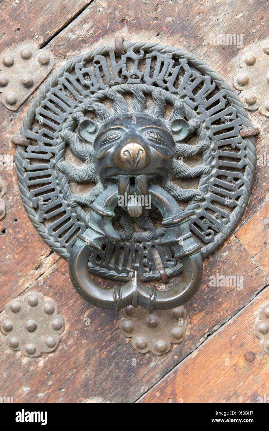 Tür an Tür der Großen Gilde, Pikk Straße, Altstadt, Tallinn, Estland, Europa Stockfoto