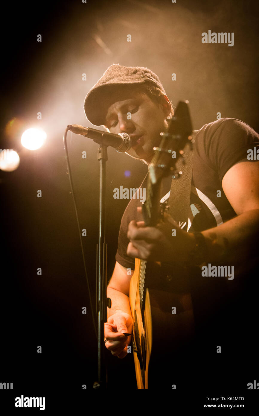Mailand Italien. 11. September 2017. Der englische Sänger und Songwriter BEN MCKELVEY führt live auf der Bühne im Alcatraz Eröffnung der Show von Mike und die Mechanik Stockfoto