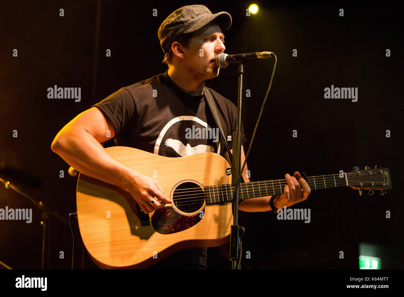 Mailand Italien. 11. September 2017. Der englische Sänger und Songwriter BEN MCKELVEY führt live auf der Bühne im Alcatraz Eröffnung der Show von Mike und die Mechanik Stockfoto