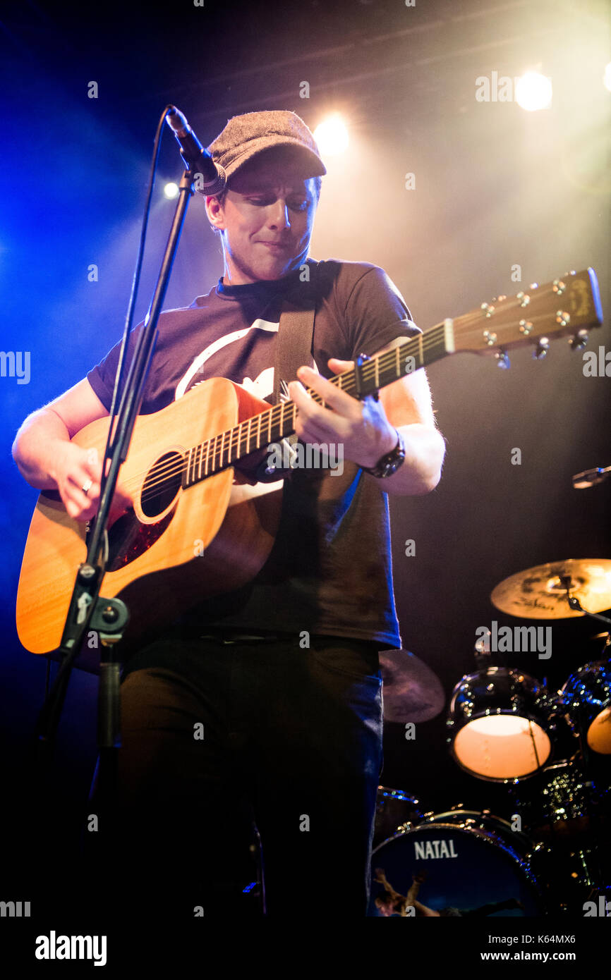 Mailand Italien. 11. September 2017. Der englische Sänger und Songwriter BEN MCKELVEY führt live auf der Bühne im Alcatraz Eröffnung der Show von Mike und die Mechanik Stockfoto