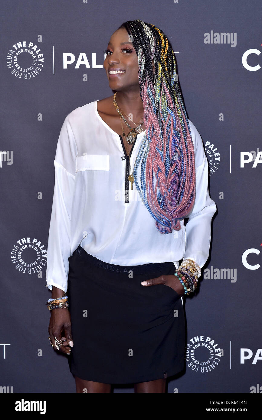 Beverly Hills, USA. 10 Sep, 2017. Rutina Wesley bei der Vorführung von "Königin Zucker' an PaleyFest 2017 fallen TV Vorschau auf das im Paley Center für Medien. Beverly Hills, 10.09.2017 | Verwendung weltweit Quelle: dpa/Alamy leben Nachrichten Stockfoto