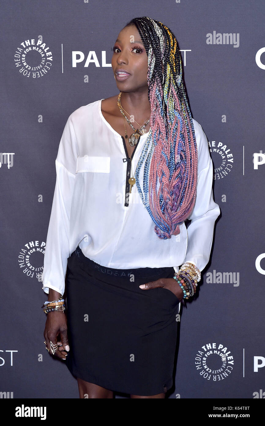 Beverly Hills, USA. 10 Sep, 2017. Rutina Wesley bei der Vorführung von "Königin Zucker' an PaleyFest 2017 fallen TV Vorschau auf das im Paley Center für Medien. Beverly Hills, 10.09.2017 | Verwendung weltweit Quelle: dpa/Alamy leben Nachrichten Stockfoto