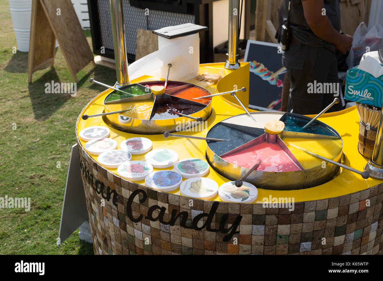Markt außerhalb der Box, Dubai 2017 Stockfoto