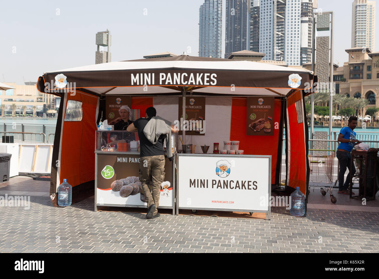 Markt außerhalb der Box, Dubai 2017 Stockfoto