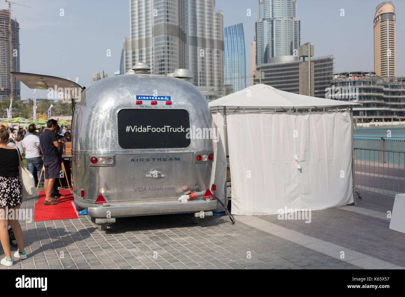 Markt außerhalb der Box, Dubai 2017 Stockfoto