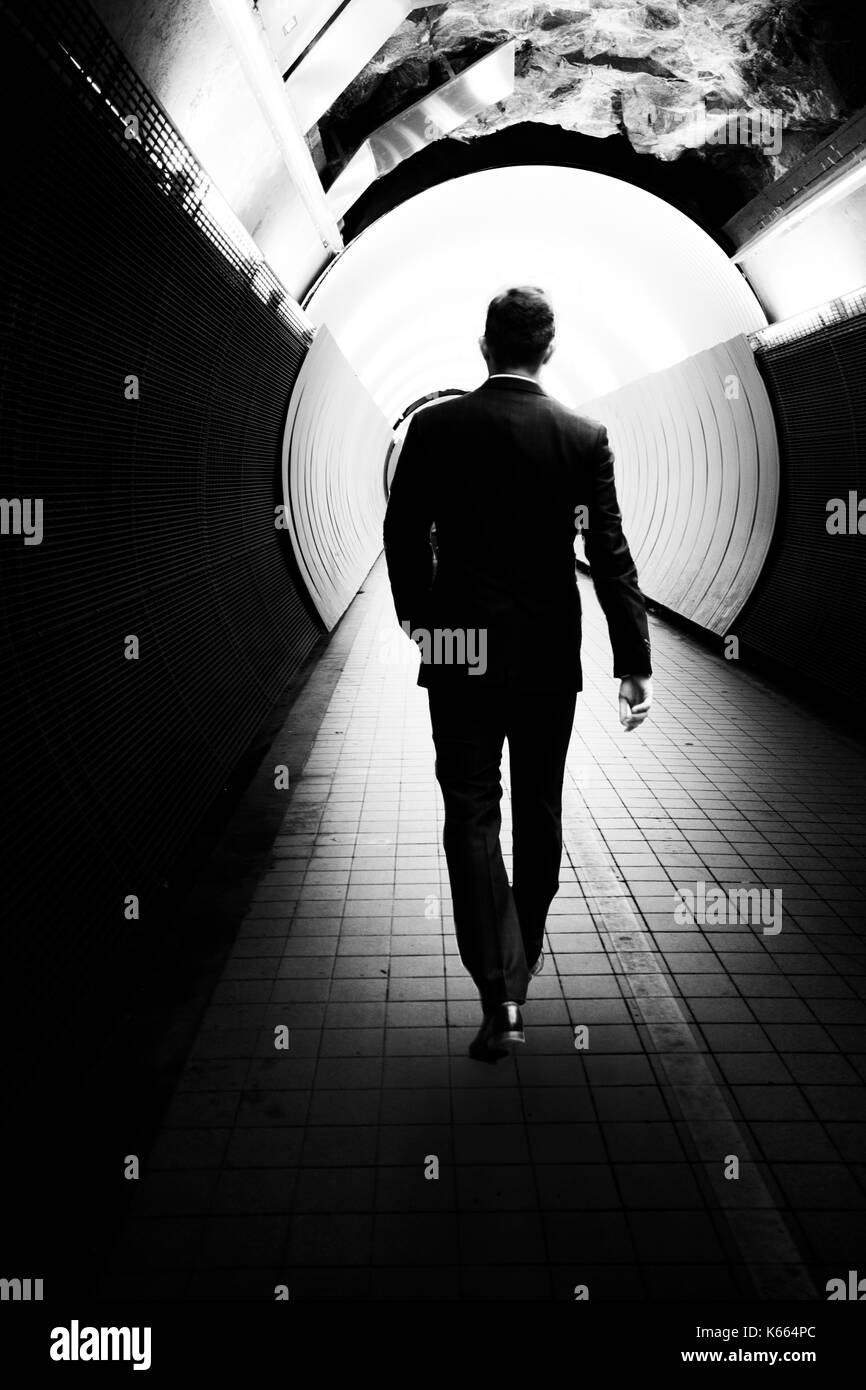 Im tunnel Stockfoto