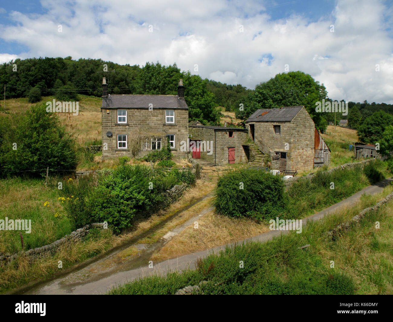 Derbyshire Bauernhof Stockfoto