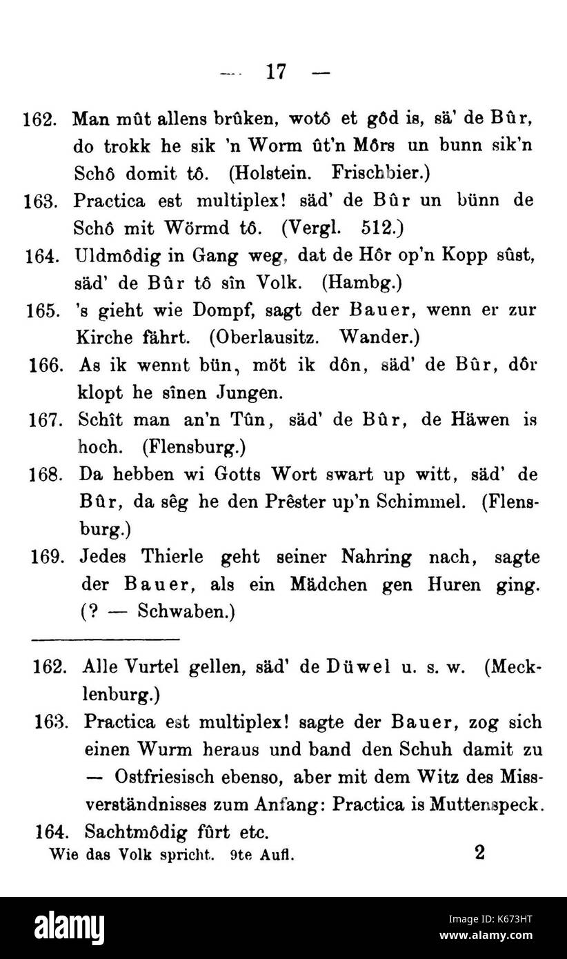 De Wie das Volk spricht (Hoefer) 022 Stockfoto