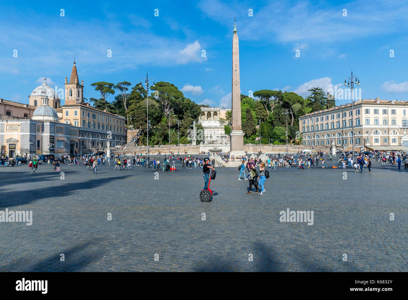 Piazza del Popolo, Rom, Latium, Italien, Europa. Stockfoto