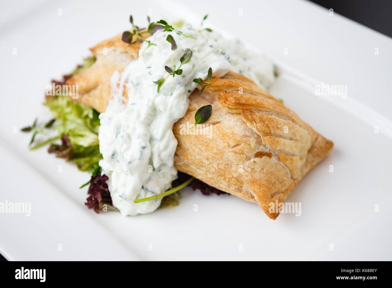 Traditionelle russische pie Stockfoto