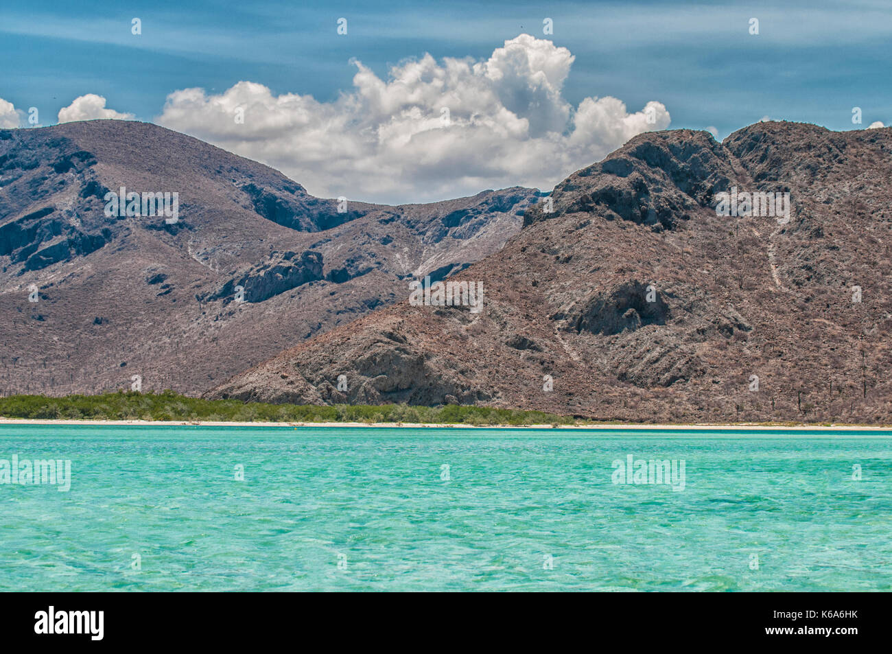 Balandra Strand, La Paz, Meer von Cortes Baja California Sur. Mexiko Stockfoto