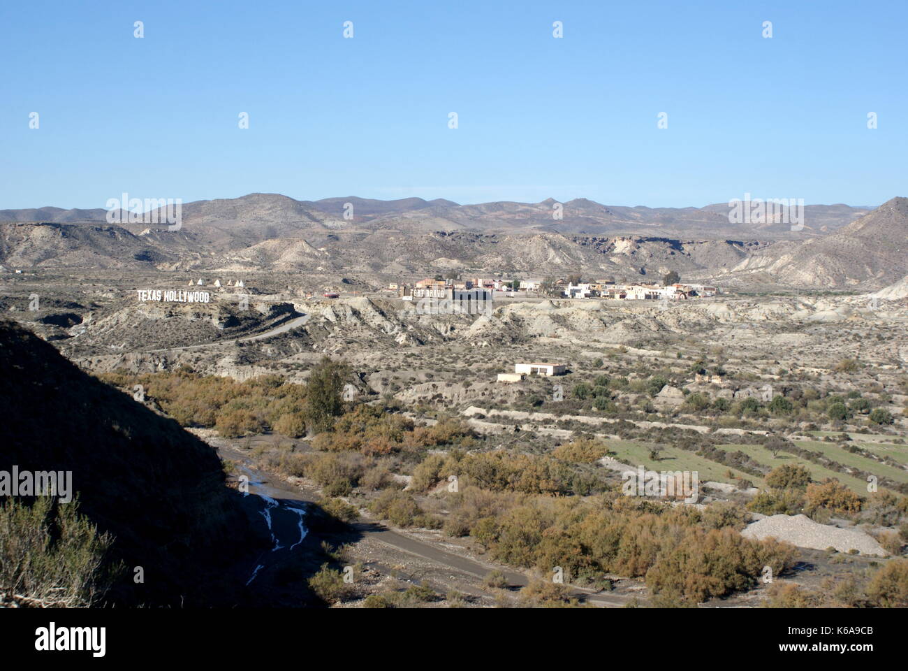 Fort Bravo, Texas Hollywood, Tabernas Wüste, in der Provinz von Almeria, Andalusien, Spanien Stockfoto