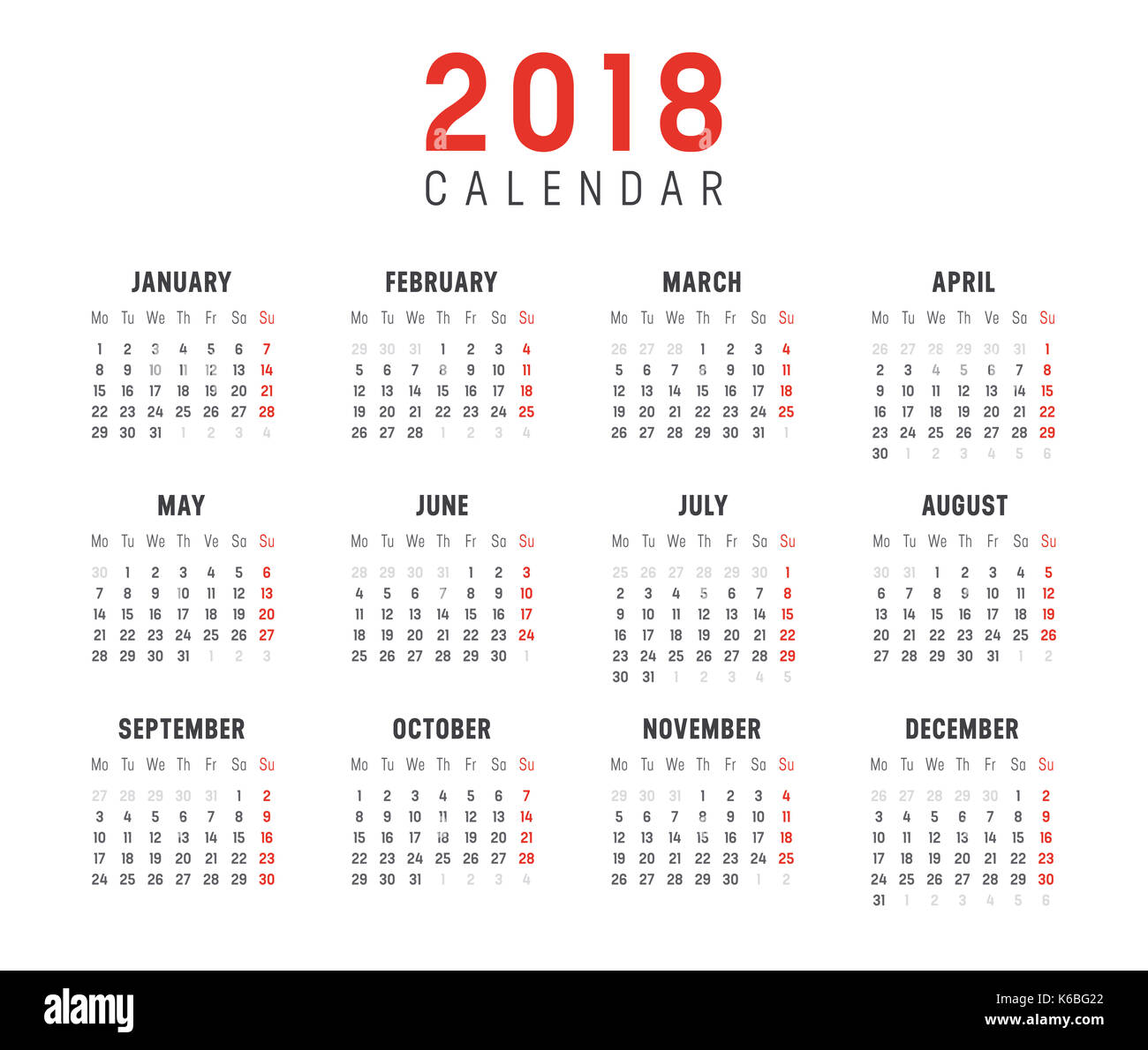 Kalender 2018 -Fotos und -Bildmaterial in hoher Auflösung – Alamy