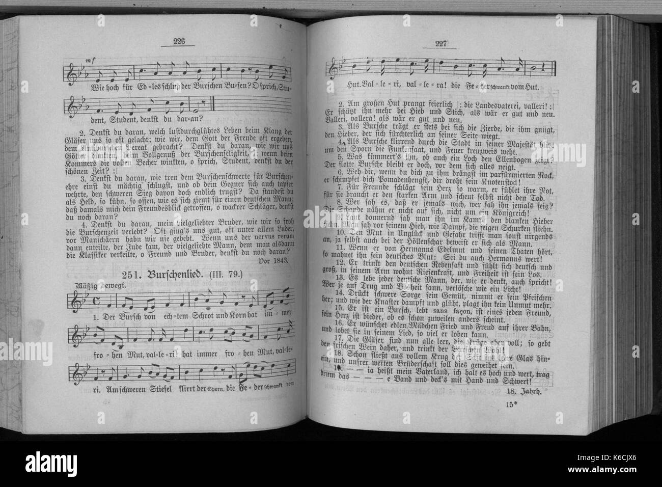 De Schauenburg Allgemeines Deutsches Kommersbuch 111 Stockfoto