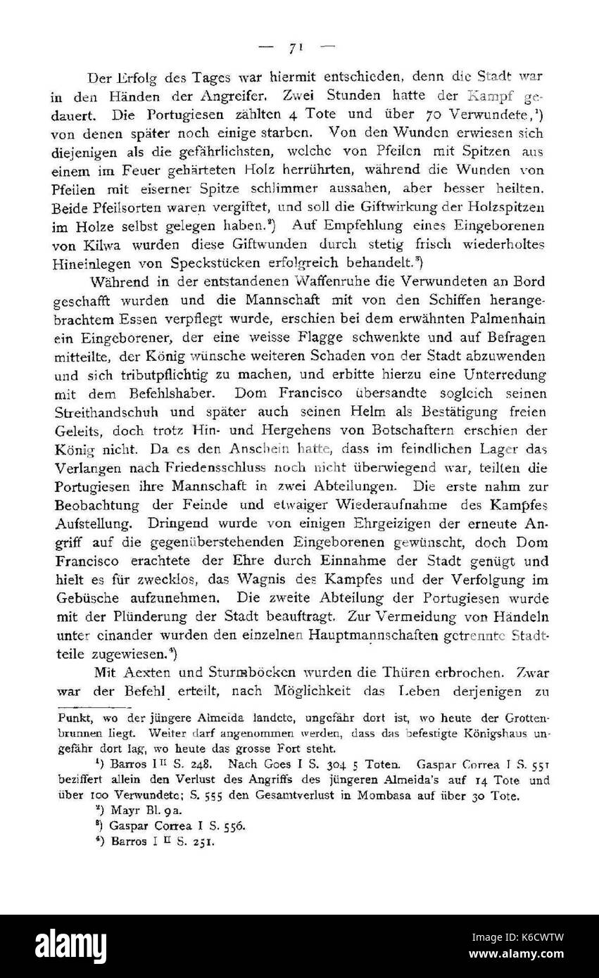 Portugiesenzeit (Strandes) 081 Sterben Stockfoto