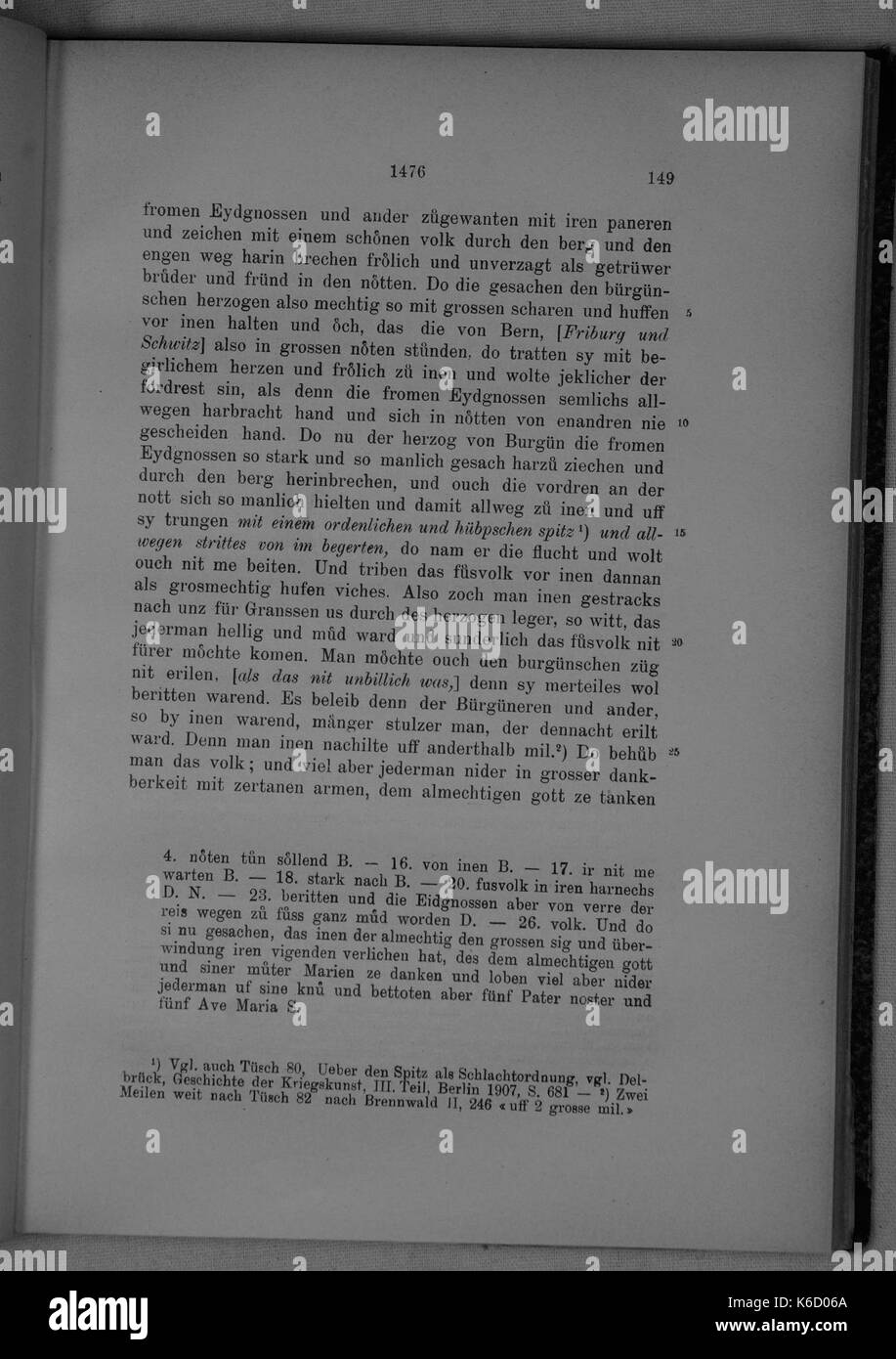 (Burgunderkriege Molsheim) 149 Stockfoto