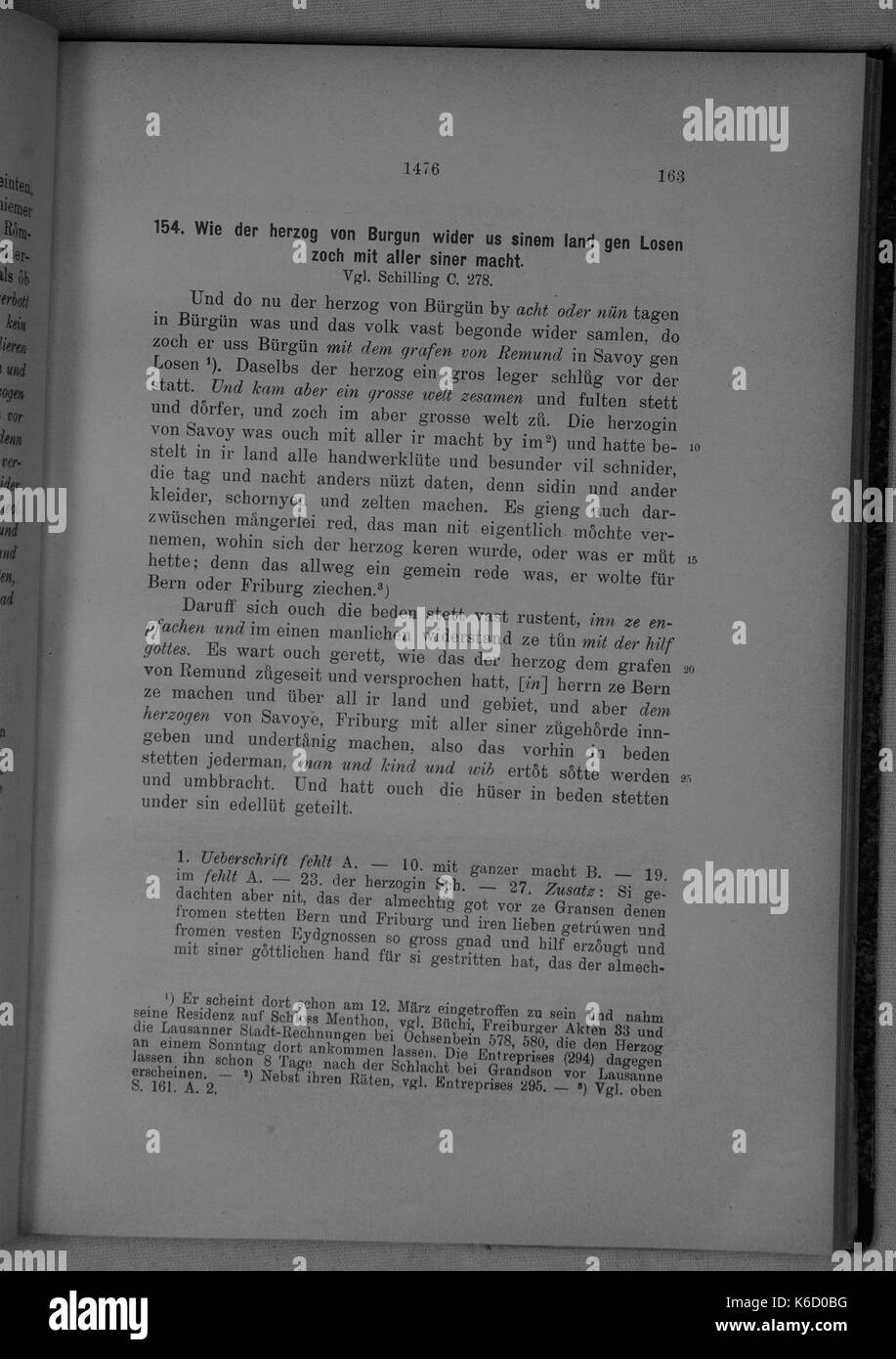 (Burgunderkriege Molsheim) 163 Stockfoto