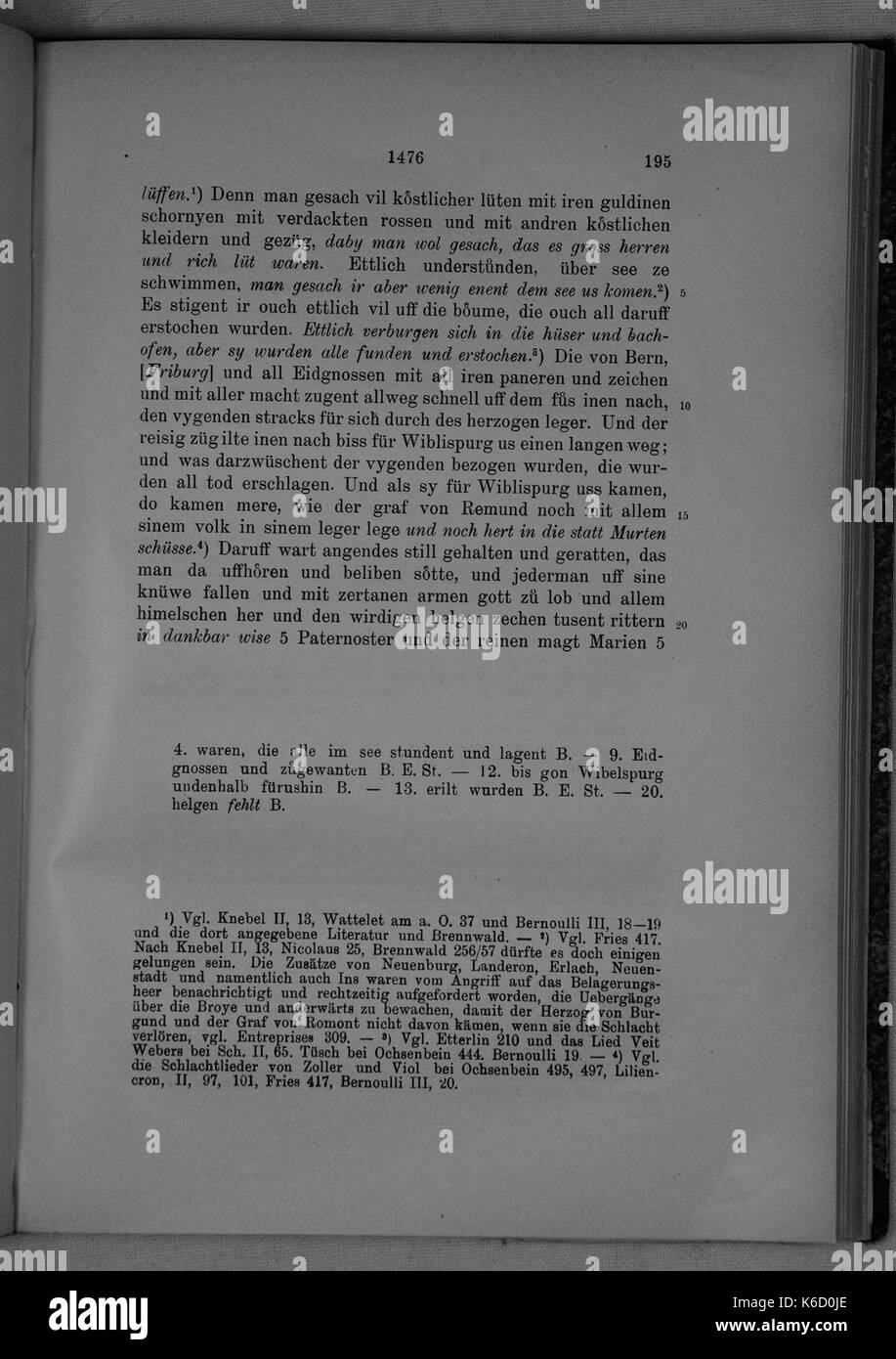 (Burgunderkriege Molsheim) 195 Stockfoto