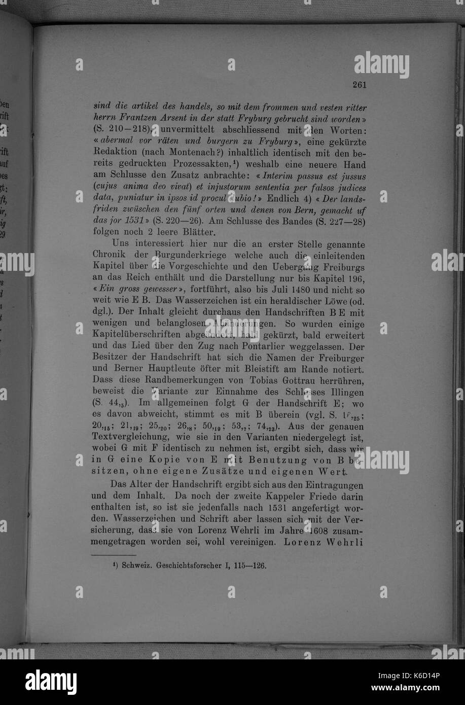 (Burgunderkriege Molsheim) 261 Stockfoto