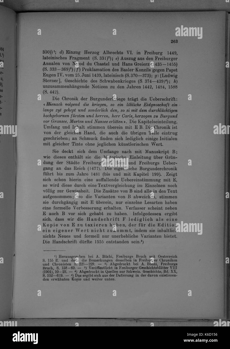 (Burgunderkriege Molsheim) 263 Stockfoto