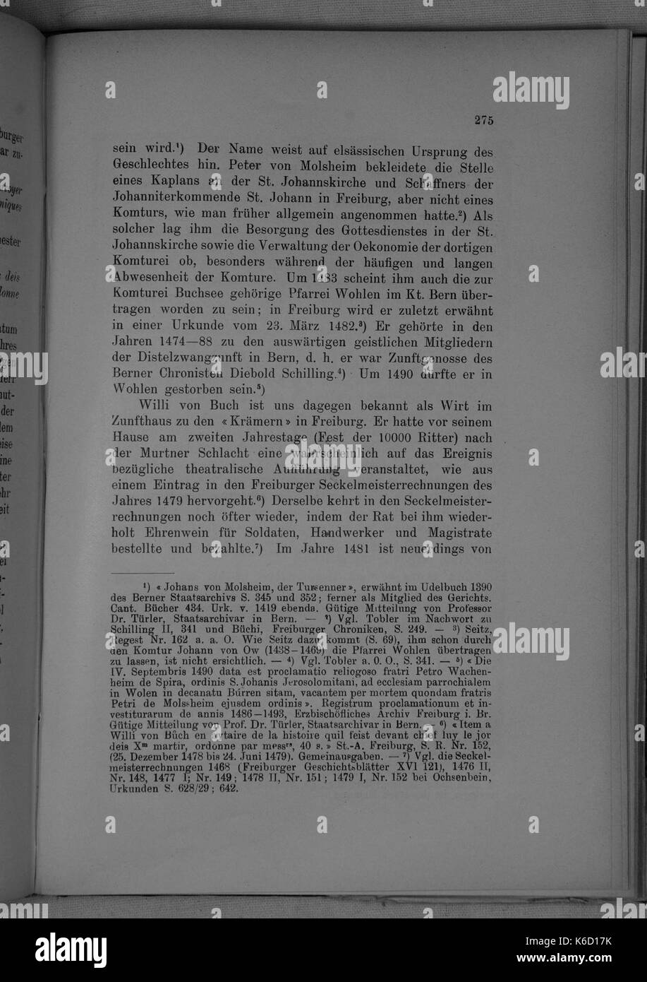 (Burgunderkriege Molsheim) 275 Stockfoto