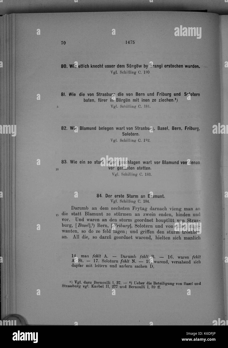 (Burgunderkriege Molsheim) 070 Stockfoto