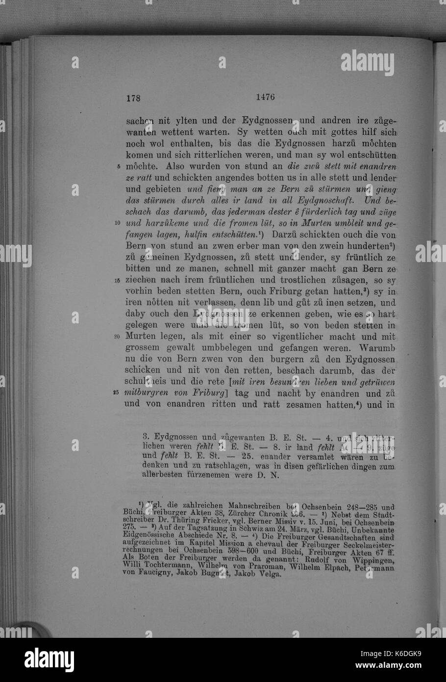 (Burgunderkriege Molsheim) 178 Stockfoto