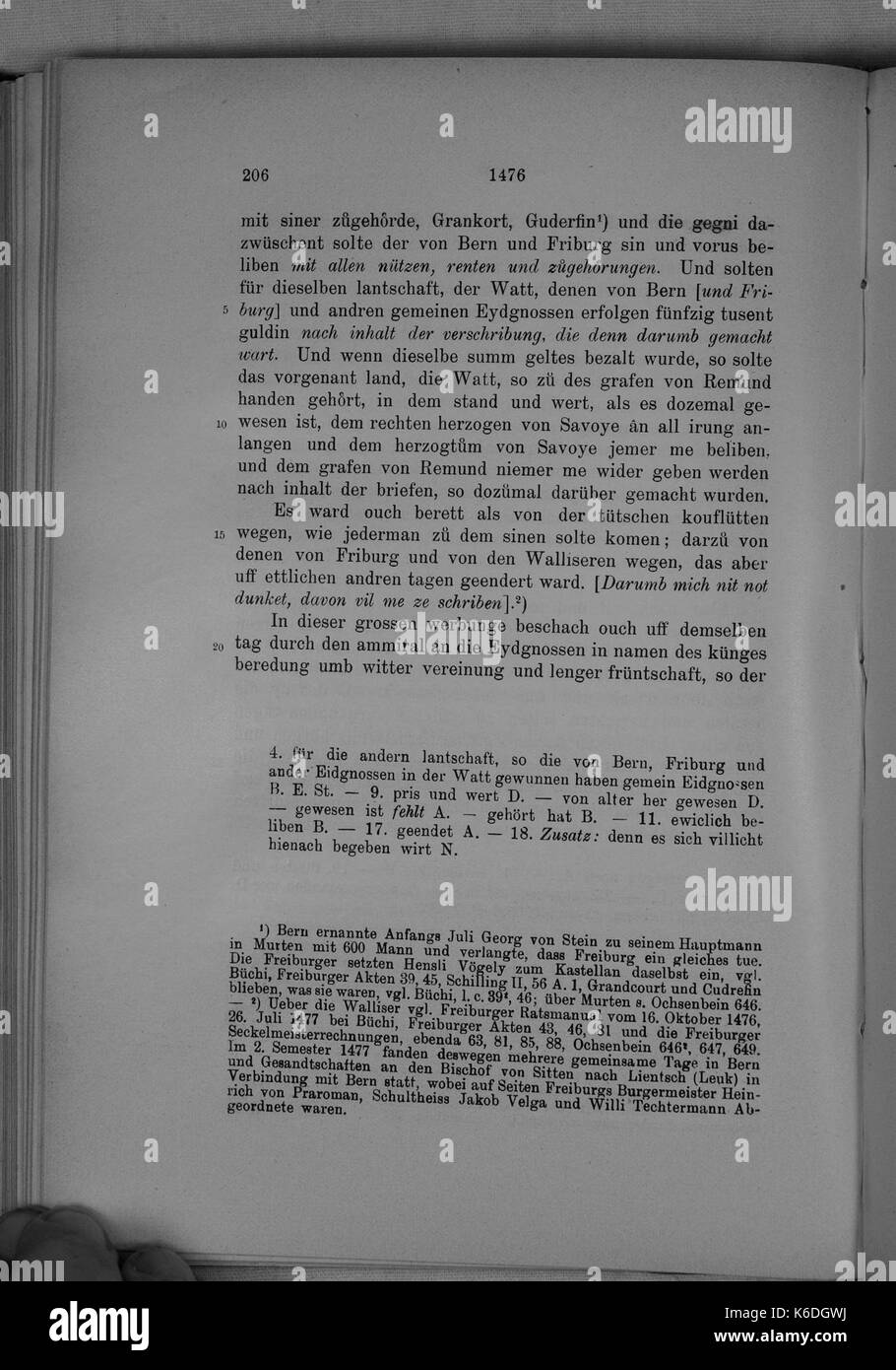 (Burgunderkriege Molsheim) 206 Stockfoto