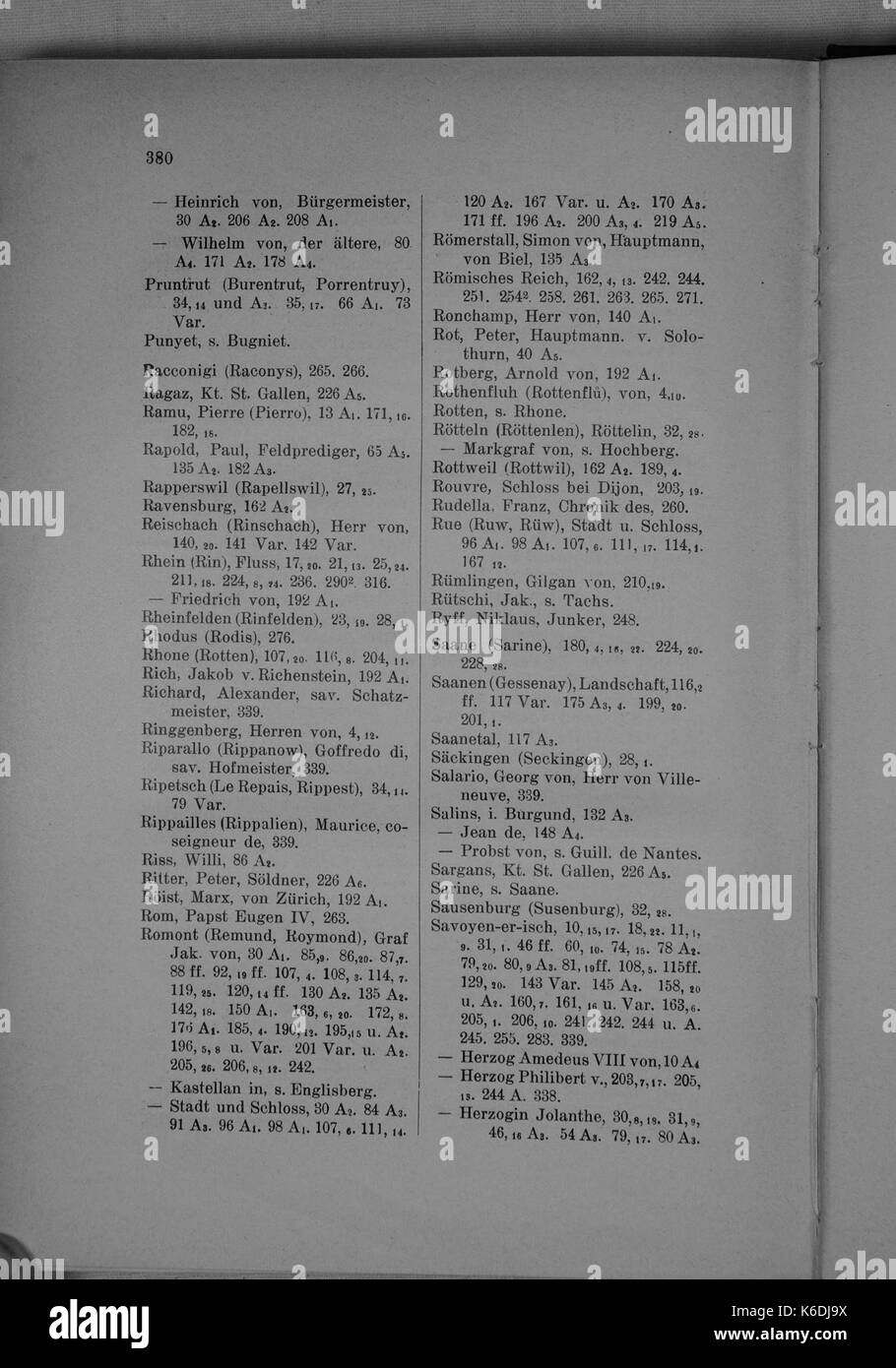 (Burgunderkriege Molsheim) 380 Stockfoto