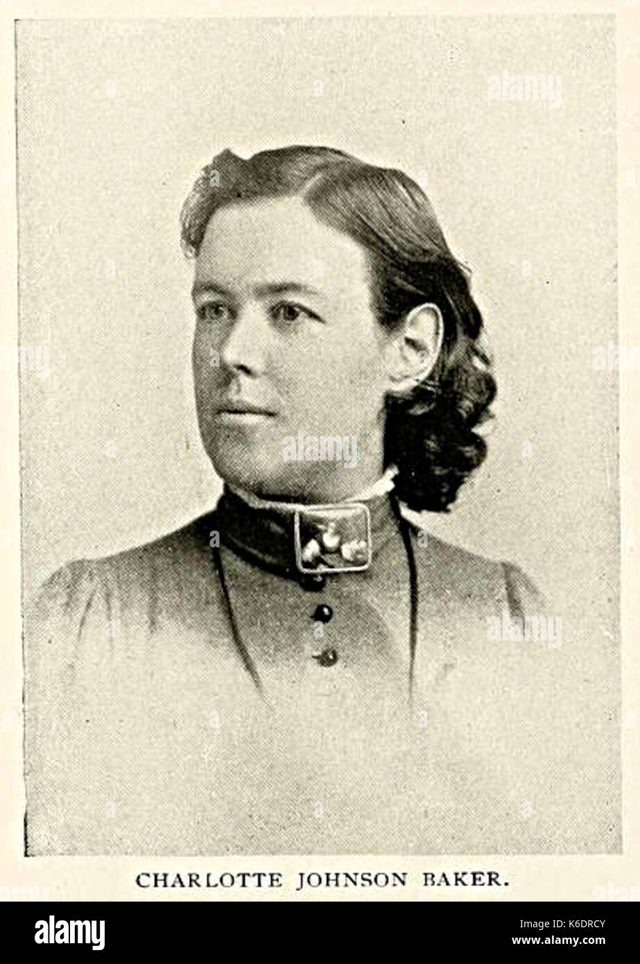 Charlotte johnson Baker 1855 1937 Stockfoto