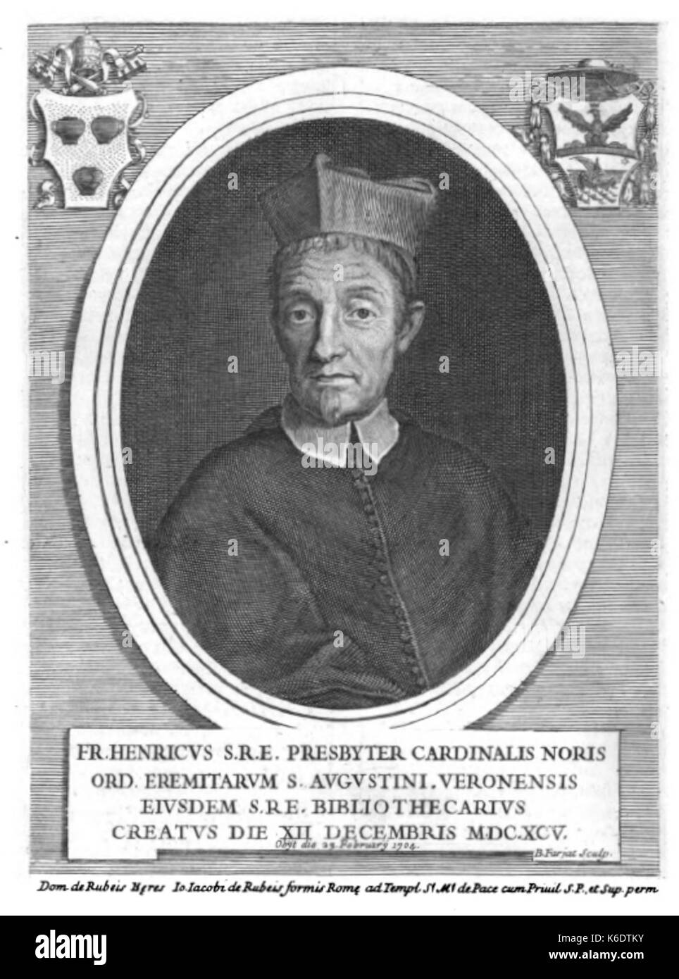 Kardinal Enrico Noris Stockfoto