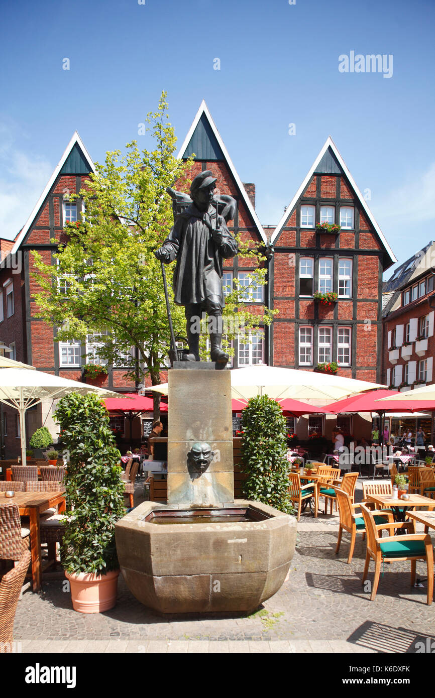 Münster in Westfalen : Kiepenkerl, Denkmal reisender Händler aus dem ...
