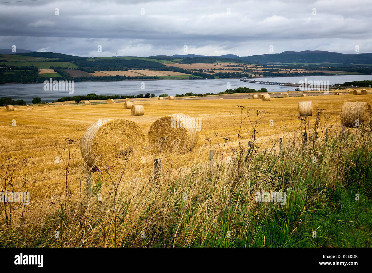 Die Cromarty Bridge, Cromarty Firth, Schottland Stockfoto