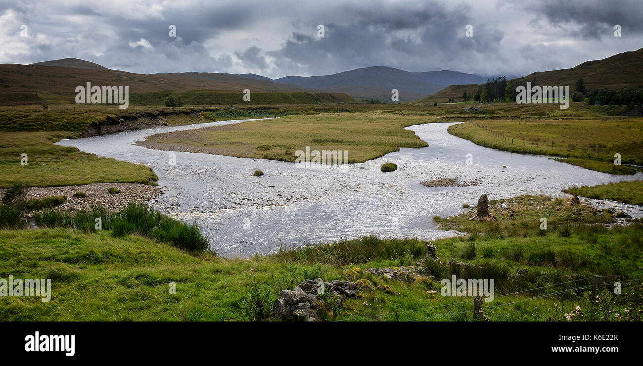 River Bran, Achnasheen, Schottland Stockfoto