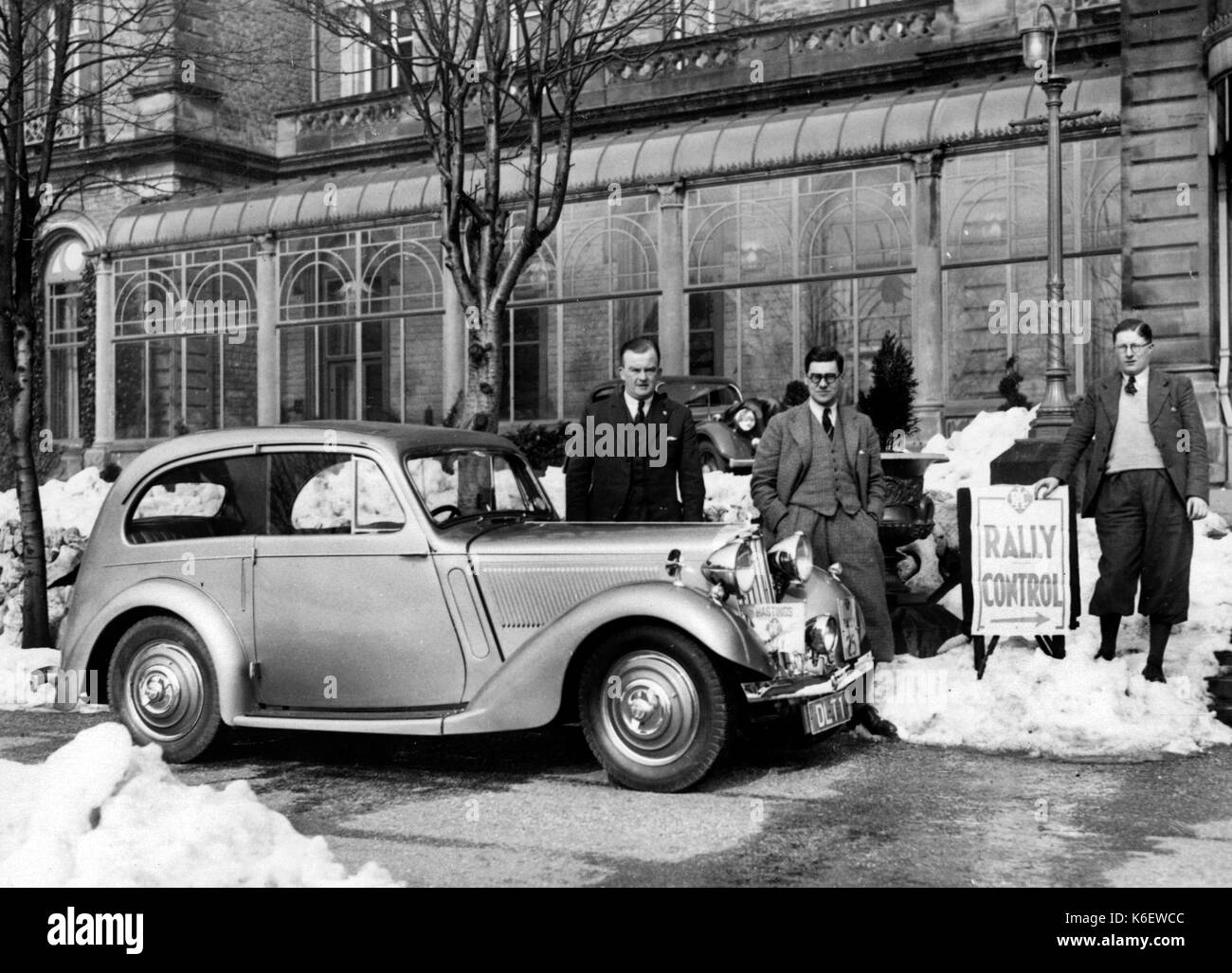 Hastings Rallye. Poppe, Ashton, Bergel. Stockfoto