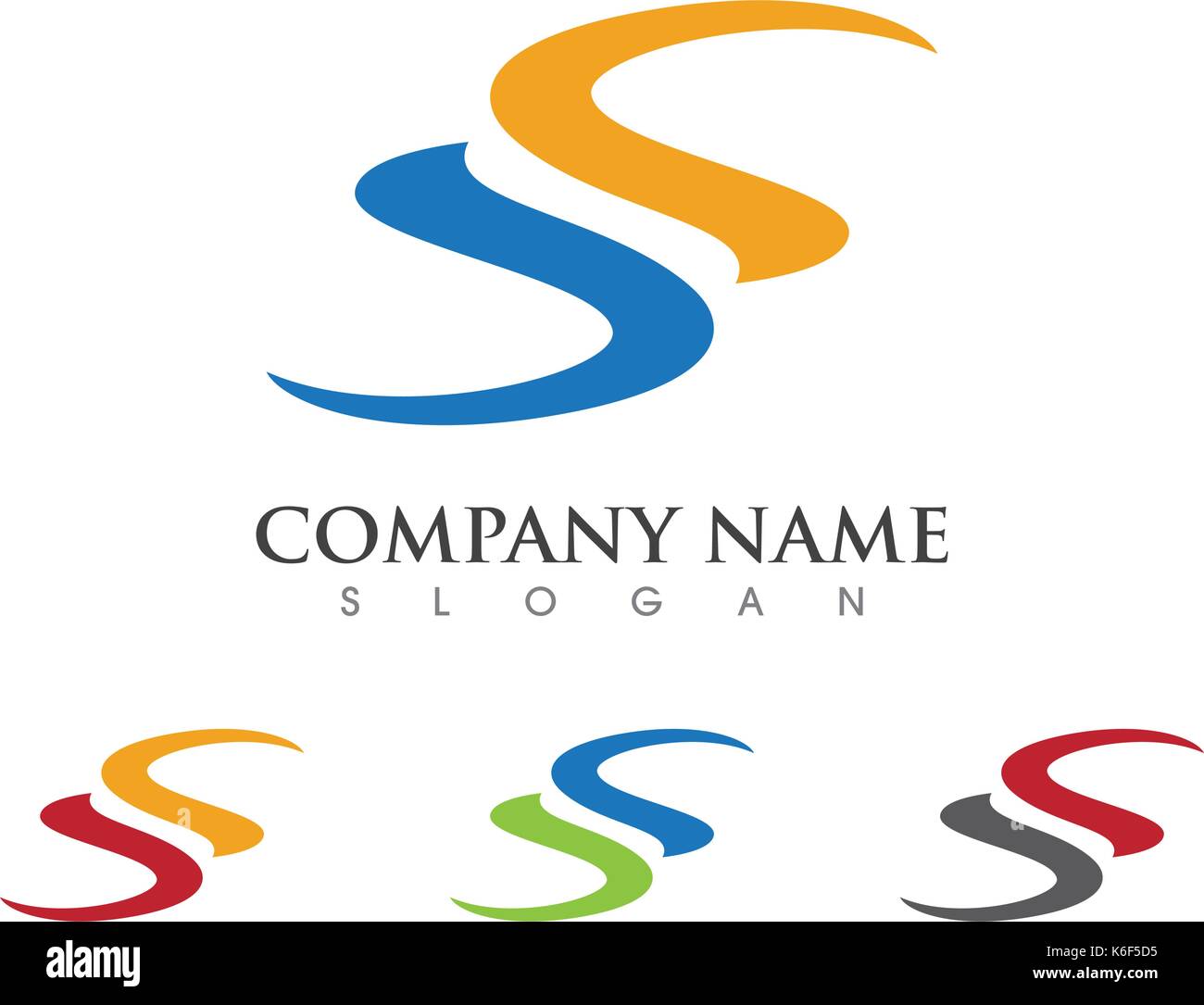 Business corporate S schreiben Logo Design Vector Stock Vektor