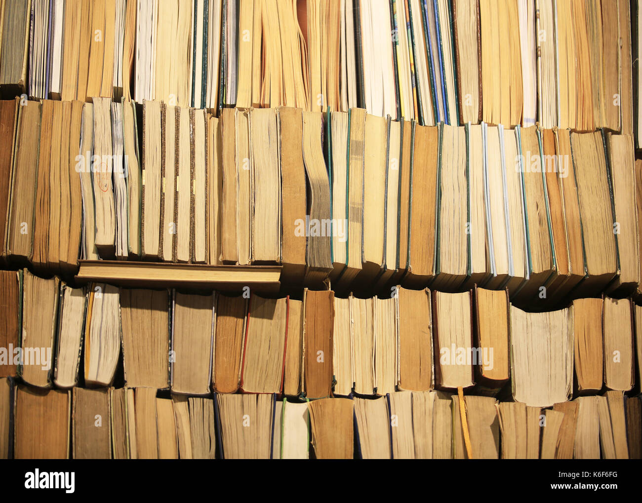 Book Store verwendet Stockfoto