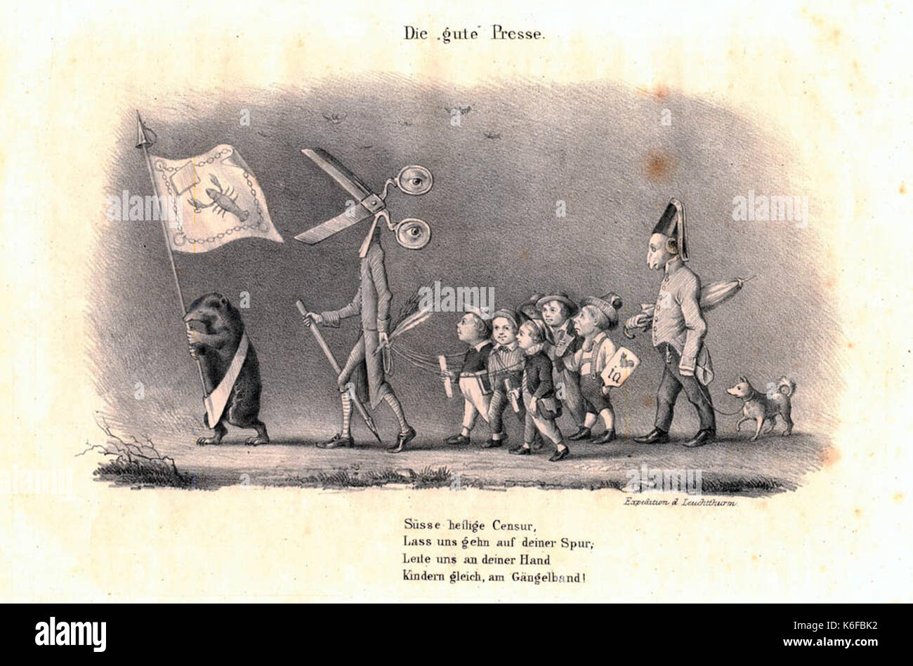 Gute Presse sterben Stockfoto