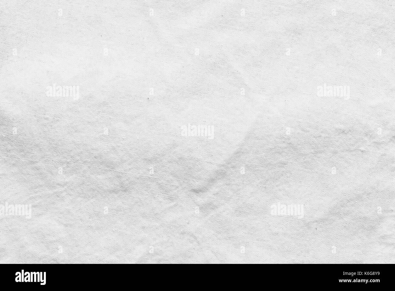 Weißer Kattun Oberfläche für Design Textur Hintergrund. Stockfoto