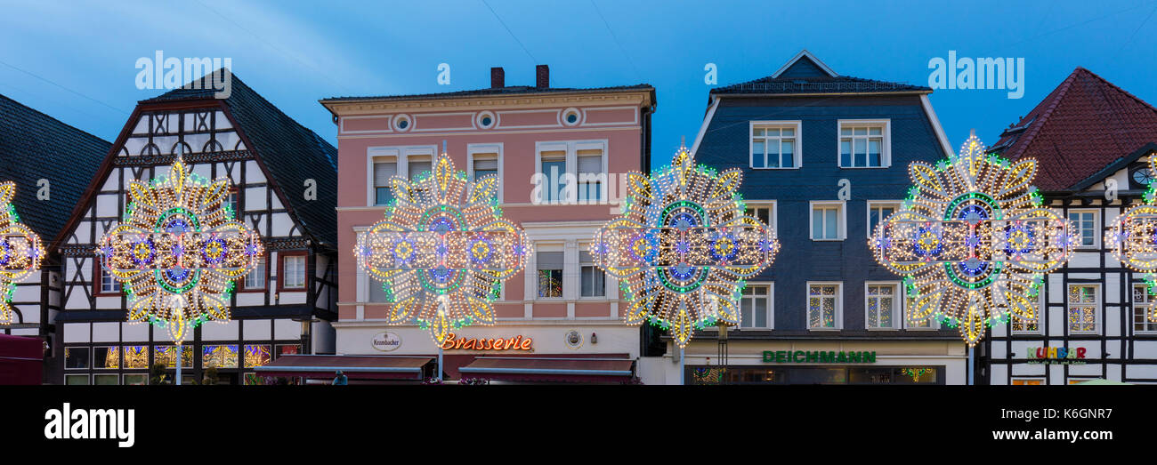 Italienische fest, Alter Markt, Unna, Nordrhein-Westfalen, Deutschland, Europa Stockfoto