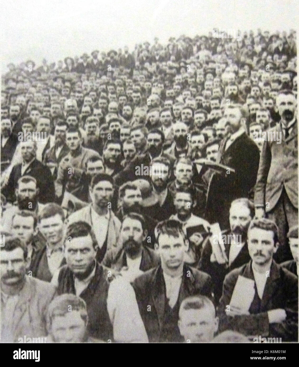 Boere krygsgevangenes op Ceylon, Brandwaterkom hoofsaaklik van onder genl Prinsloo Stockfoto