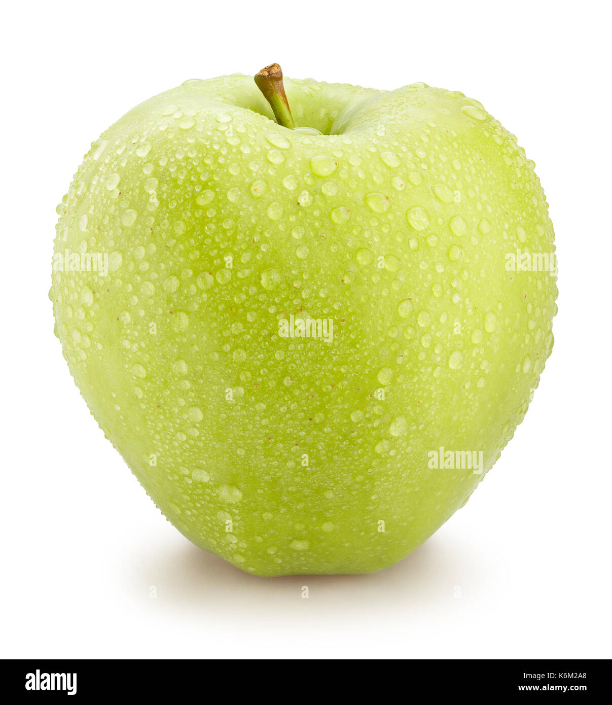 Green Apple Pfad isoliert Stockfoto