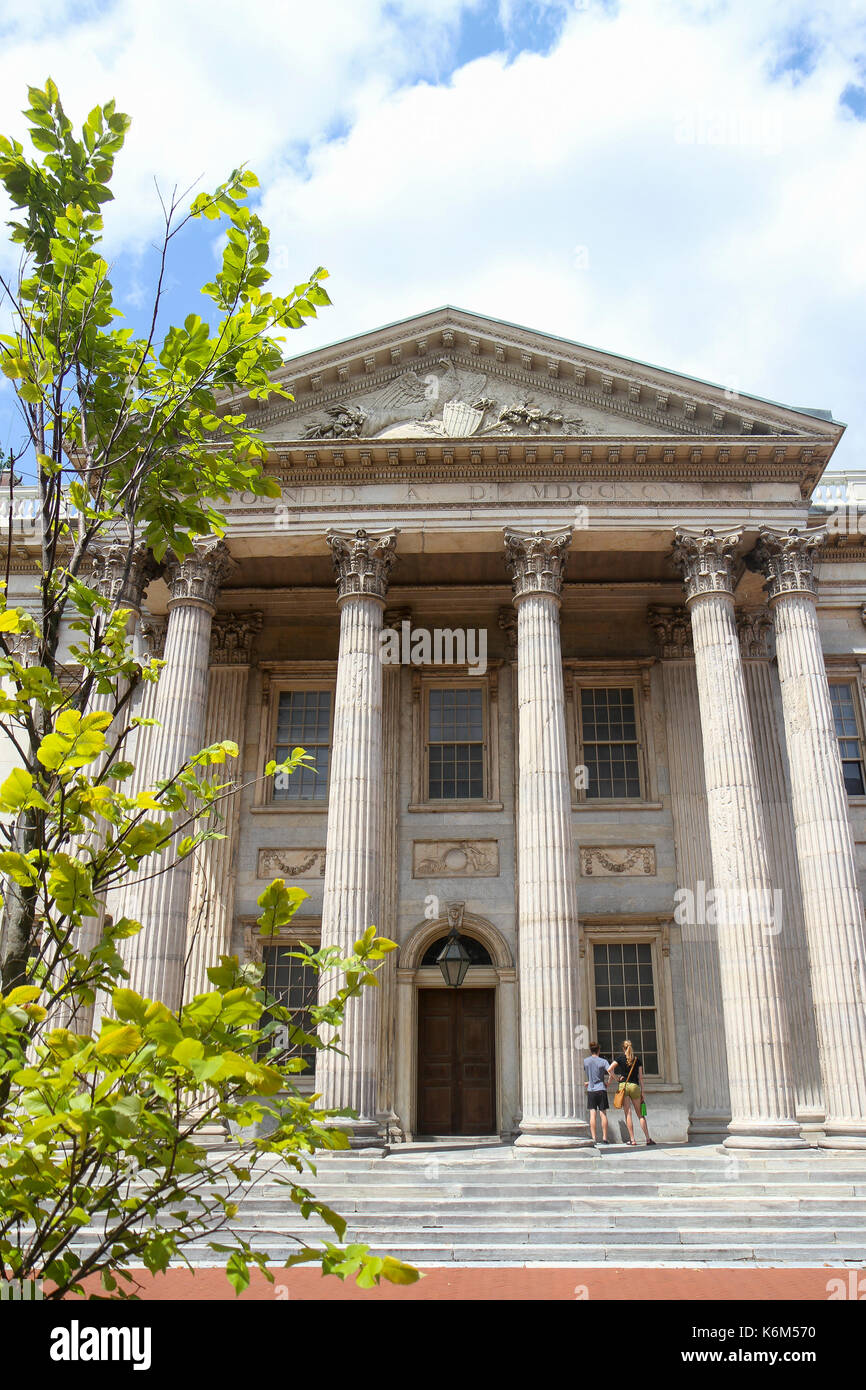 Die erste Bank der Vereinigten Staaten (1797 abgeschlossen), Independence National Historical Park, Philadelphia, Pennsylvania, United States Stockfoto