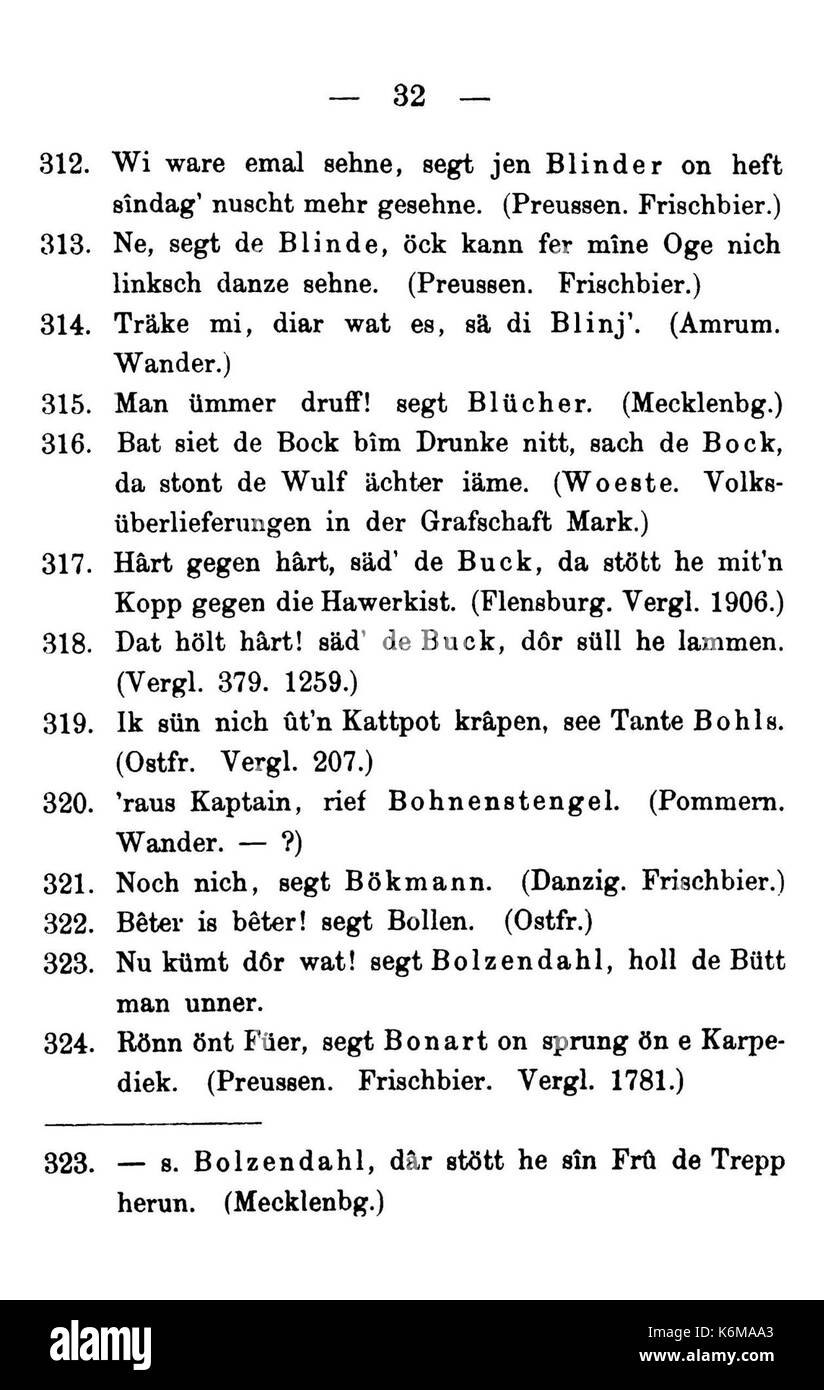 De Wie das Volk spricht (Hoefer) 037 Stockfoto