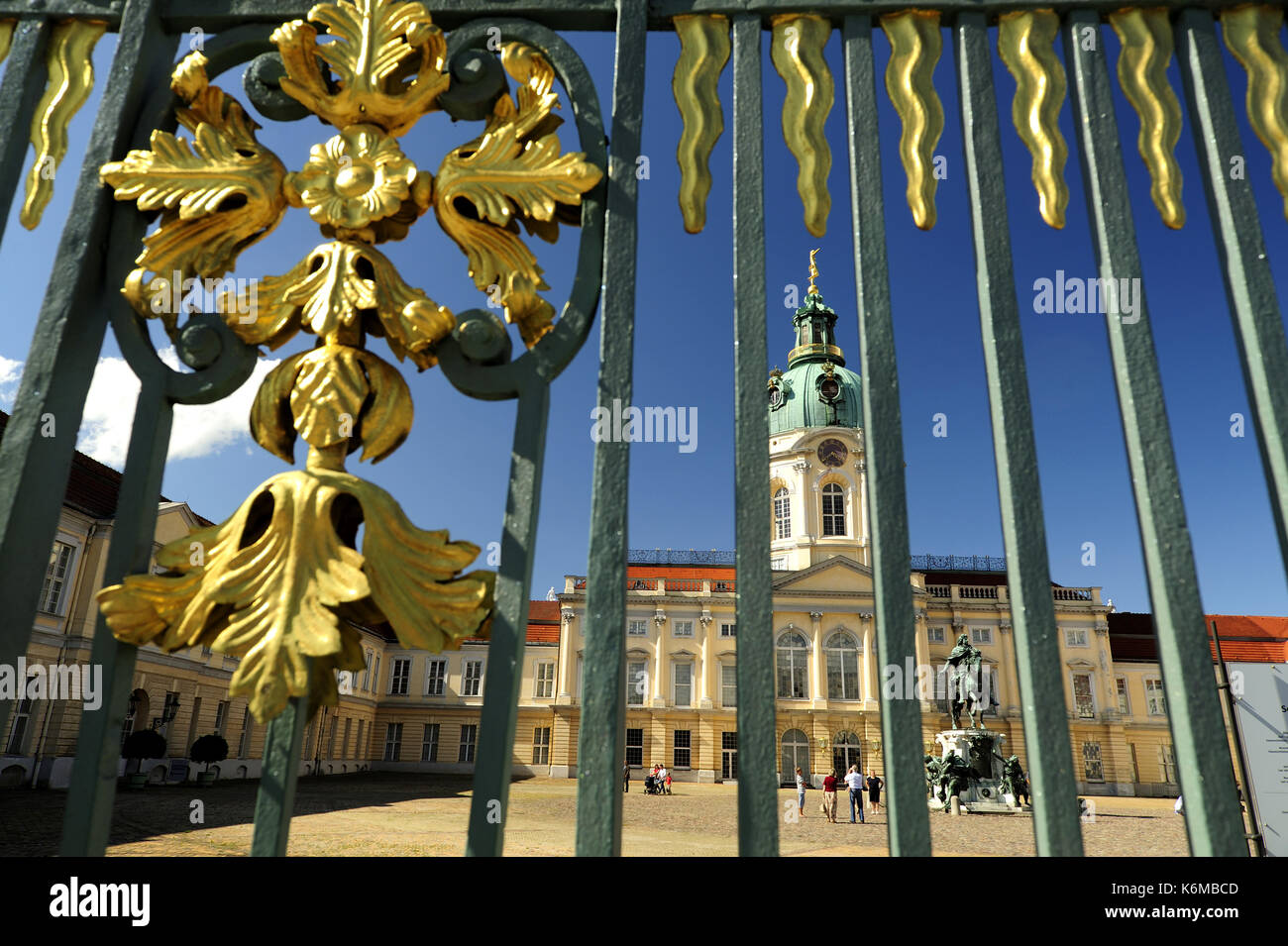 Schloss Charlottenburg, Schloss, Bezirk Charlottenburg, West-Berlin, Deutschland,Foto Kazimierz Jurewicz, Stockfoto