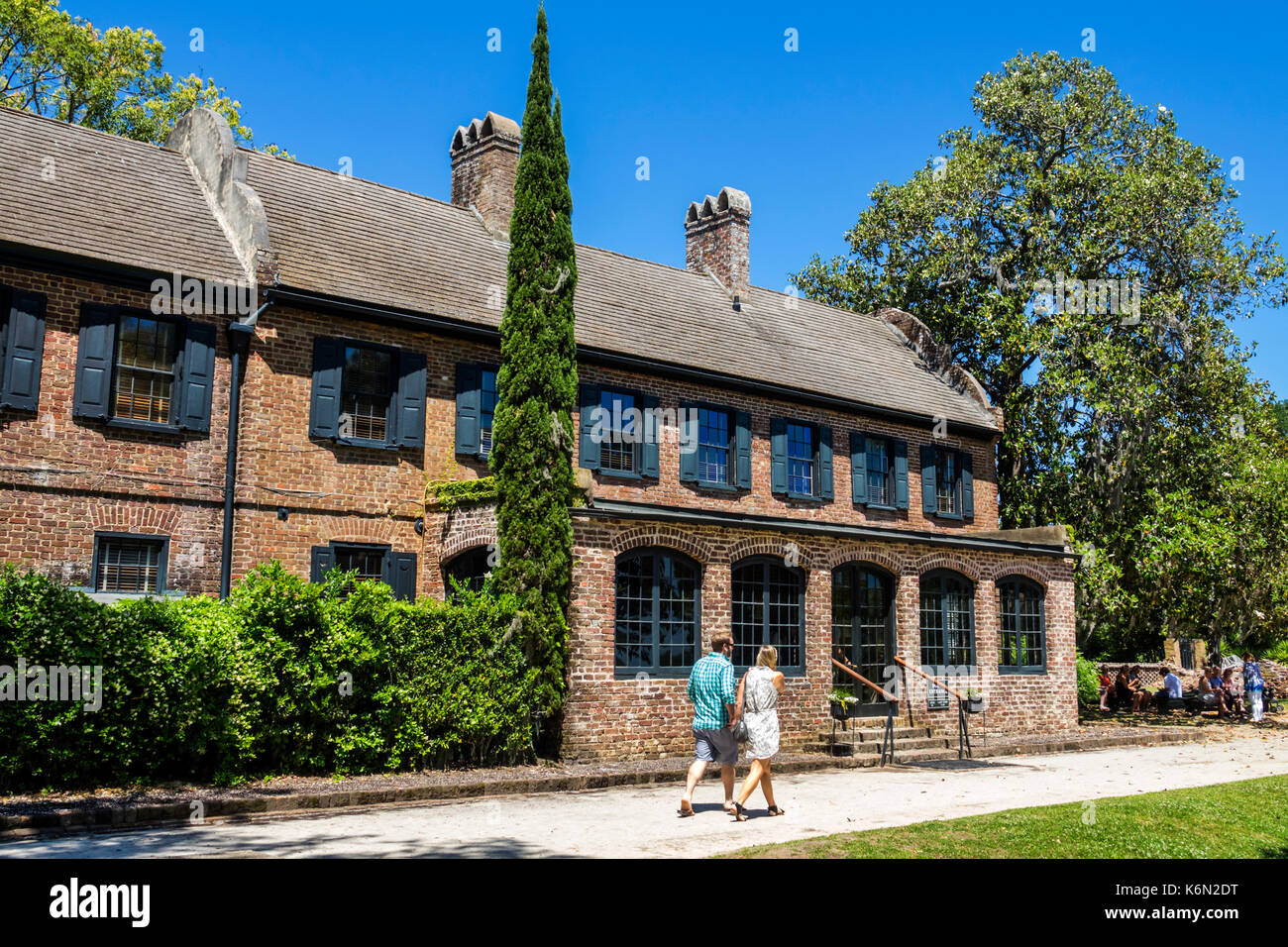 Charleston South Carolina, Middleton Place, Ashley River, Reisplantage, Vorkriegsäums, 1730, Hausmuseum, SC170514183 Stockfoto